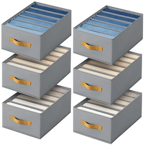 Wardrobe Clothes Organizer - Foldable Drawer Organizers for Clothing, Fabric ... - Bild 1 von 7