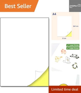 25 Blatt - Sticker Papier zum Bedrucken , Etiketten Selbstklebend Bedruckbar ... - Bild 1 von 11