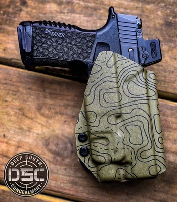 Fusible Sig Sauer P365 con Streamlight TLR7 HLX OD verde TOPO RH funda de paleta Foto 1 de 3