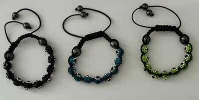 Bracelet Shamballa - Vendus À L’unité ! Choisir La Couleur En Message Privé. - Photo 1/4