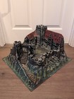VINTAGE ELASTOLIIN PLASTIC CASTLE SCENE - MADE IN GERMANY - O&M HAUSER - HTF