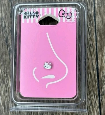 Hello Kitty Face Nariz Stud 20G Acero Inoxidable Foto 1 de 2
