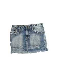 Vitamin Z Girls Blue Denim Skirt 7 - Picture 1 of 2