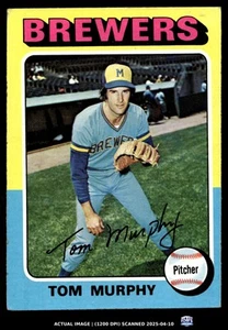 1975 Topps #28 TOM MURPHY LOW GRADE (filler) Milwaukee Brewers - Picture 1 of 2