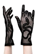 Restyle - Cathedral Snake - Mesh Gloves - Goth Fashion Accessory