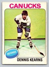 1975-76 O-Pee-Chee #188 Dennis Kearns (ref 173596)