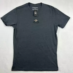Volcom T-shirt Men S Viewer FT Eye Mountain Graphic Short Sleeve Charcoal Gray - Picture 1 of 9