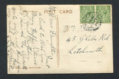 Great Britain : Pussies postal card from 1920 - Upper Edmonton - used - Image 1 of 2