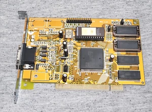 ATI Mach64 CT - 215CT22200 - tested working vintage GPU - 2MB PCI - Picture 1 of 3