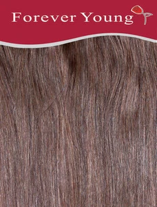 Light Brown Clip In Human Hair Extension Full Head #6 Double Wefted - Picture 1 of 1