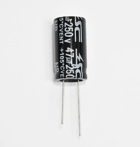 Condensador electrolítico 10 piezas NPR radial 2000hr 105°C RoHS NP 47uF 250V φ16x30mm SC - Imagen 1 de 2