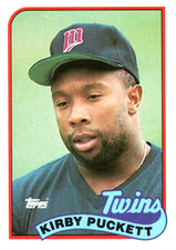 1989 Topps #650 Kirby Puckett Minnesota Twins HOF