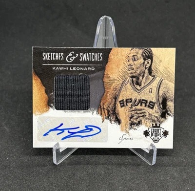 2013-14 Panini Court Kings #6 bocetos y muestras Kawhi Leonard parche automático/149 Foto 1 de 2