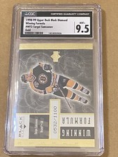 1998-99 Upper Deck Black Diamond Winning Formula Gold Sergei Samsonov #WF3 9.5