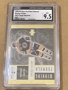 1998-99 Upper Deck Black Diamond Winning Formula Gold Sergei Samsonov #WF3 9.5 - Picture 1 of 3