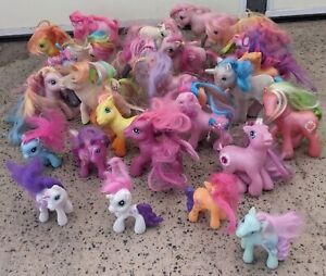 Lot of 26 G1, G2, G3, and Anniversary My Little Pony Action Figures