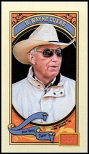 2014 Panini Golden Age Mini Mono Brand Blue Back #132 D. Wayne Lukas 