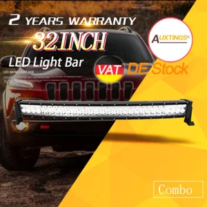 32''in Curved 180W LED Work Light Bar Combo OffRoad SUV Lamp Car Light Truck DE - Imagen 1 de 9