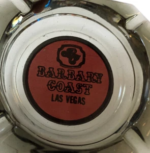 Cenicero publicitario de vidrio vintage BARBARY COAST CASINO LAS VEGAS, NEVADA - Imagen 1 de 4
