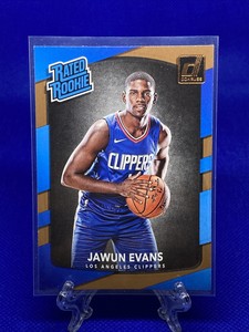 JAWUN EVANS 2017-18 Donruss Rated Rookie #162 ($0.75 MAX SHIPPING)(537)