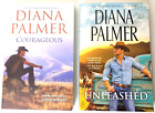 Diana Palmer Novels - Unleashed And Courageous - 2 Paperback Books Set