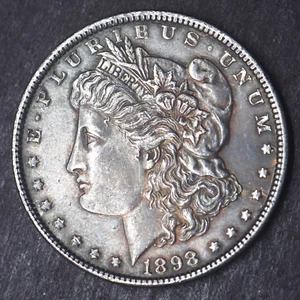 1898-P "Dark Toned, High Grade" Morgan Silver Dollar $1 - COINGIANTS - - Picture 1 of 2