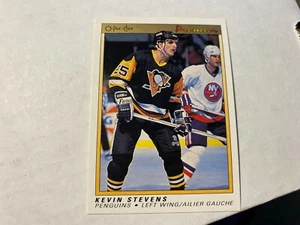 1991 O-Pee-Chee Premier Kevin Stevens # 111 - Picture 1 of 1