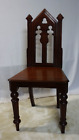 A 19Th Century Mahogany Gothic Hall Chair