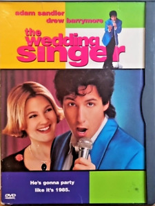 The Wedding Singer (DVD, 1998) Drew Barrymore, Adam Sandler, Region 1 - GC