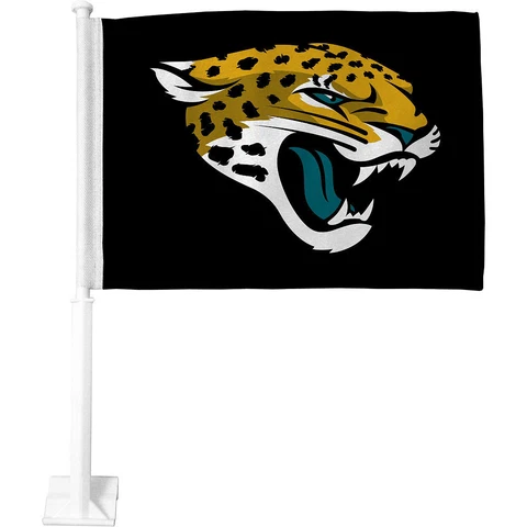 Jacksonville Jaguars Black Car Flag Cover