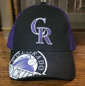 Colorado Rockies 47 Brand MLB Youth One Size Purple Baseball Hat/Cap Large Logo - Picture 1 of 6