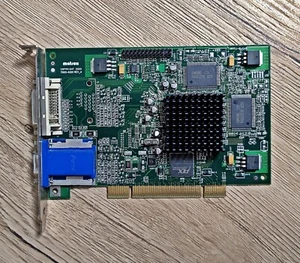 Matrox G450 32MB G45FMDVP32DB 7003- 0301 REV:A PCI DVI Dual Graphics Video Card - Picture 1 of 12