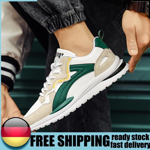 ADIDAS Scarpe Casual Uomo Supporto Arco Scarpe Jogging per Lavoro Viaggio (41 Bianco Gree