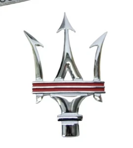 Genuine Maserati OEM Gran Cabrio / Turismo 4.2 4.7 Front Trident With Red Lines - Picture 1 of 1