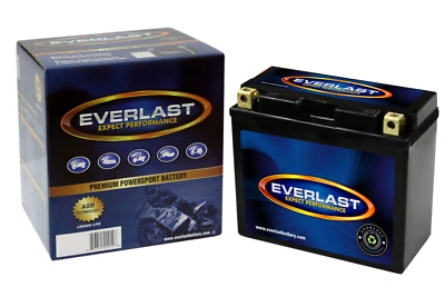 EVERLAST  CTX14-BS   - 12V AGM Sealed Maintenance-Free Battery - Image 1 of 4