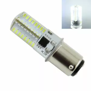 10pcs BA15D B15 LED Light Bulb Lamp 64-3014 Fit Singer 221/301A/401A White 6500K - Picture 1 of 5