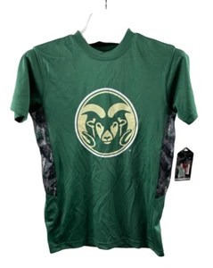 Colosseum Youth ColoradoState Rams Performance ShortSleeve T-Shirt Green,M 12-14 - Picture 1 of 6