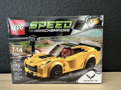 Brand New & Sealed LEGO SPEED CHAMPIONS: Chevrolet Corvette Z06 (75870) - Image 1 of 2