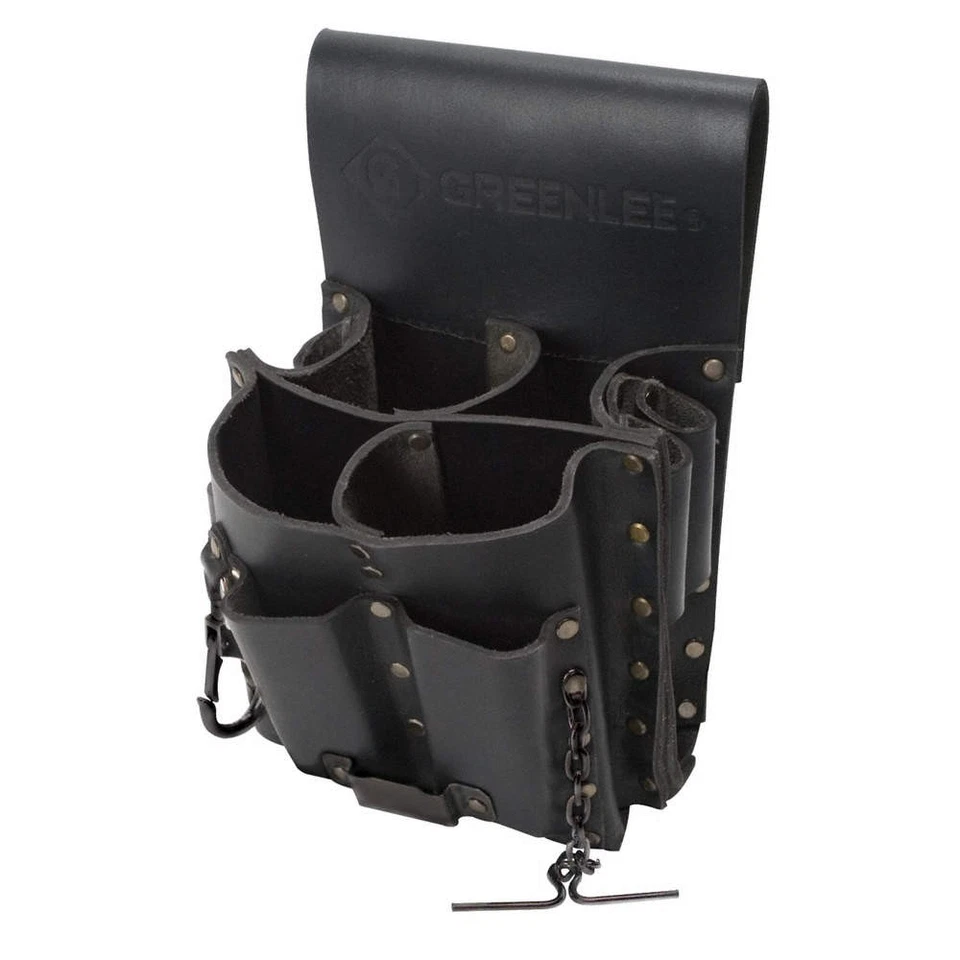 GREENLEE 0258-11 Black,Tool Pouch,Leather 5KPG6 - Image 1 of 1