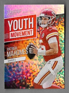 PATRICK MAHOMES II 2020 PRESTIGE YOUTH MOVEMENT INSERT CARD #YM-PM CHIEFS - Bild 1 von 2
