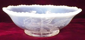 Fenton Blackberry Bowl Opalescent Clear Glass #526 EAPG Small 1915 Antique - Picture 1 of 7