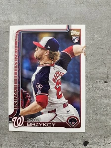 2025 Topps Serie 2 - Zach Brzykcy #411 (RC) Washington Nationals - Bild 1 von 2