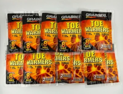 Lote de 20 calentadores de dedos Grabber (10 pares) 8 horas Peel-n-Stik TSA caducidad 02/2028 Foto 1 de 4
