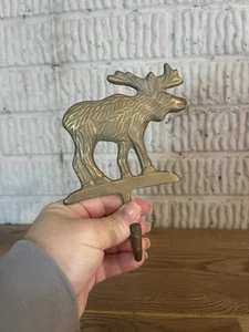 Gancho de pared de alce de latón - Imagen 1 de 5
