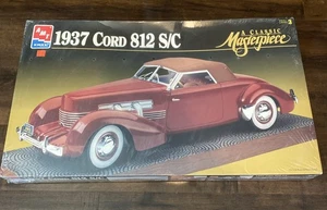 AMT 1937 CORD 812 S/C CAR MODEL KIT 1:12 8127 1993 BOXED NEW SEALED - Picture 1 of 8
