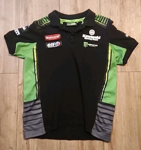 Kawasaki T Shirt Motosport Racing Team Poloshirt XL schwarz - Bild 1 von 12