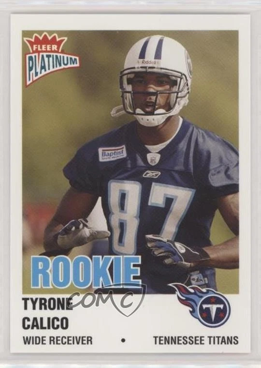 2003 Fleer Platinum Rookie /1500 Tyrone Calico #249 Rookie RC - Image 1 of 2