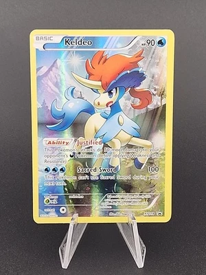 Pokemon Keldeo Mythical Collection Black Star Promo  Full Art Holo 2016 XY118 - Image 1 of 4