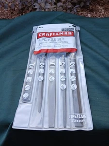 Vintage Craftsman 5pc File Set 36544 (BL) - Picture 1 of 8