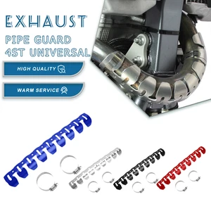 Moto Exhaust Pipe Guard 4-Stroke Universal For Honda CRF150RB CRF450R CRF250R - Picture 1 of 6